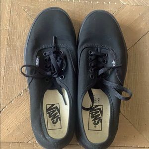 All Black Vans